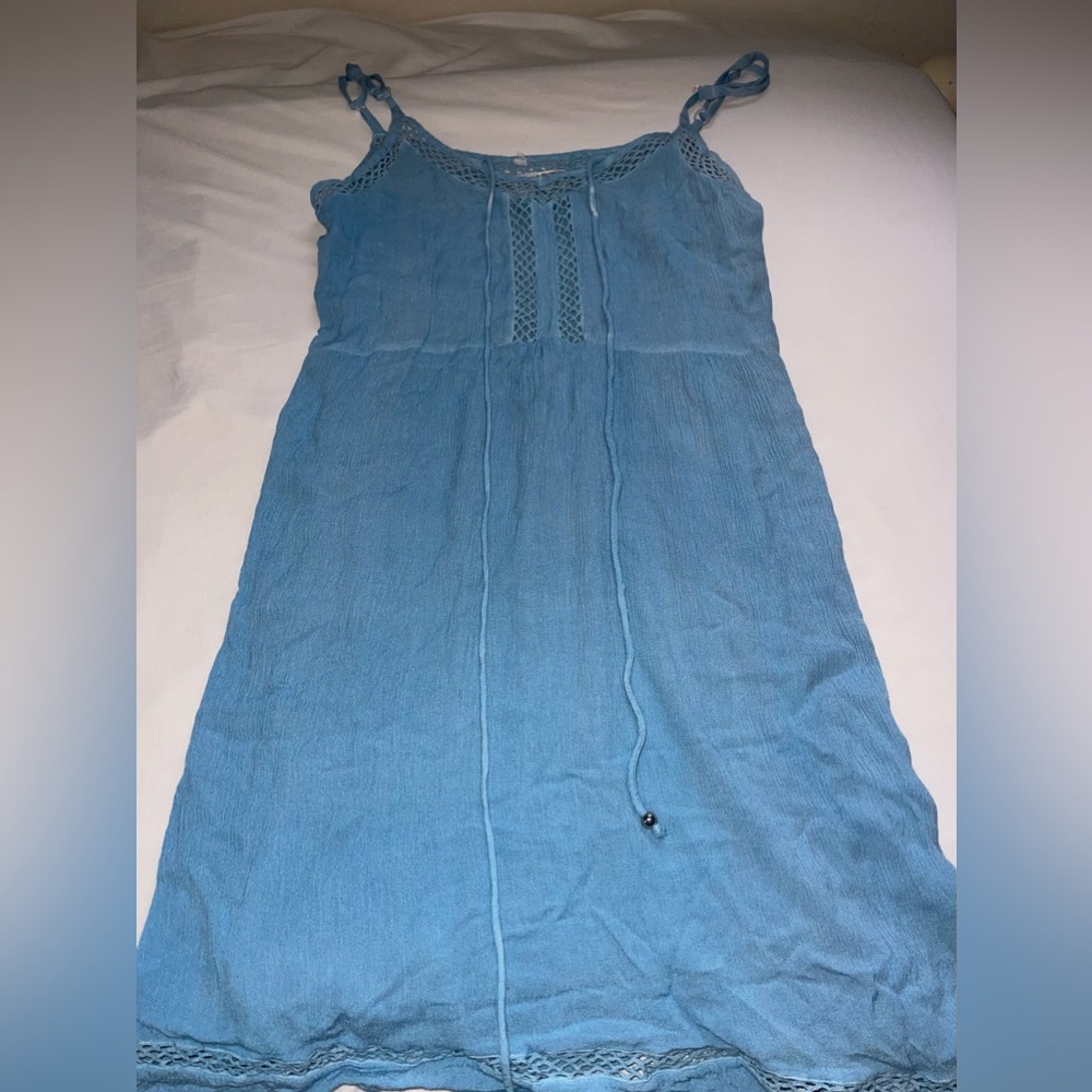 Blue rays sun dress